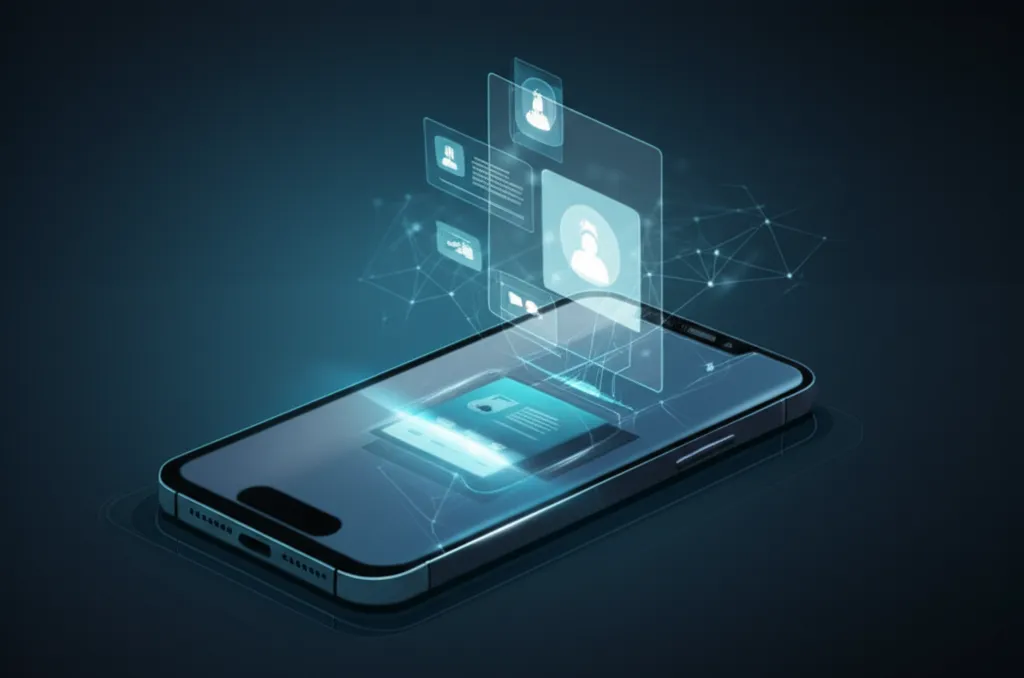 AI contact scanner and manager