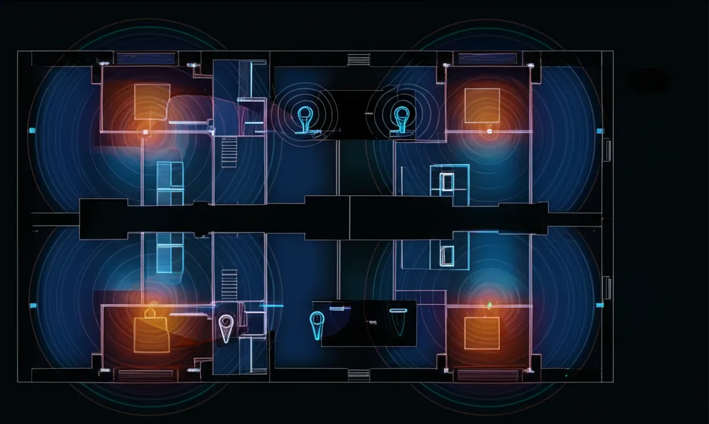 AI indoor positioning with mesh WiFi